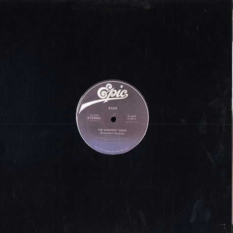 Sade - The Sweetest Taboo 12"