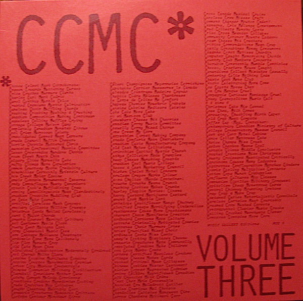 CCMC - Volume 3 LP